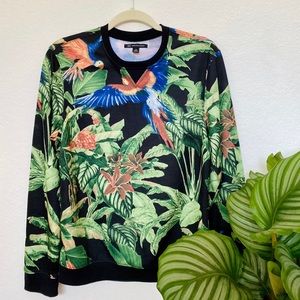I.N.C. International Concepts Tropical Plants Sweater